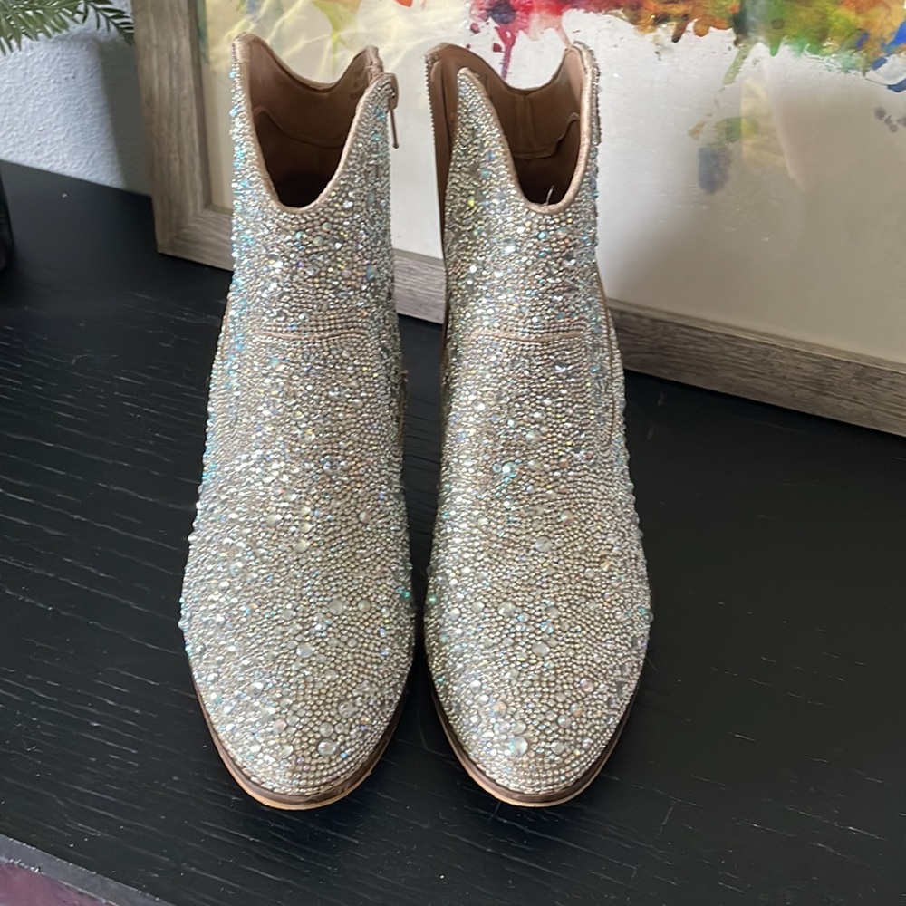 Rhinestone Booties - image 2